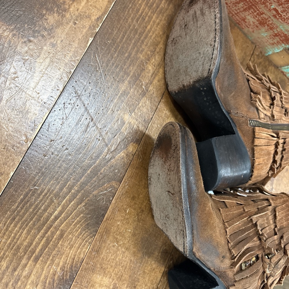 Freeing ankle boots